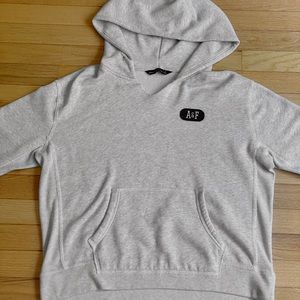 Oversized Light Gray Hoodie